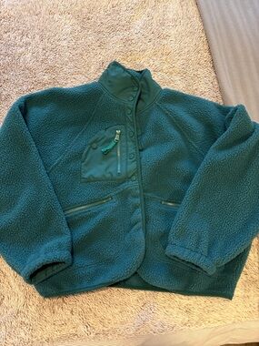 Free People “Hit the Slopes” Fleece Jacket